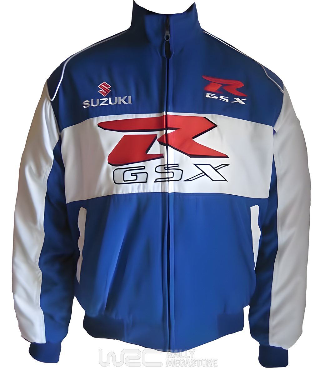 BLOUSON SUZUKI GSXR BLEU ET BLANC | WRC Rally Mega.Store