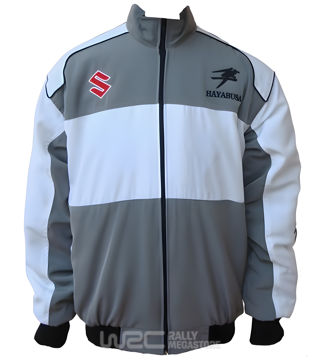 BLOUSON SUZUKI HAYABUSA GRIS ET NOIR | WRC Rally Mega.Store