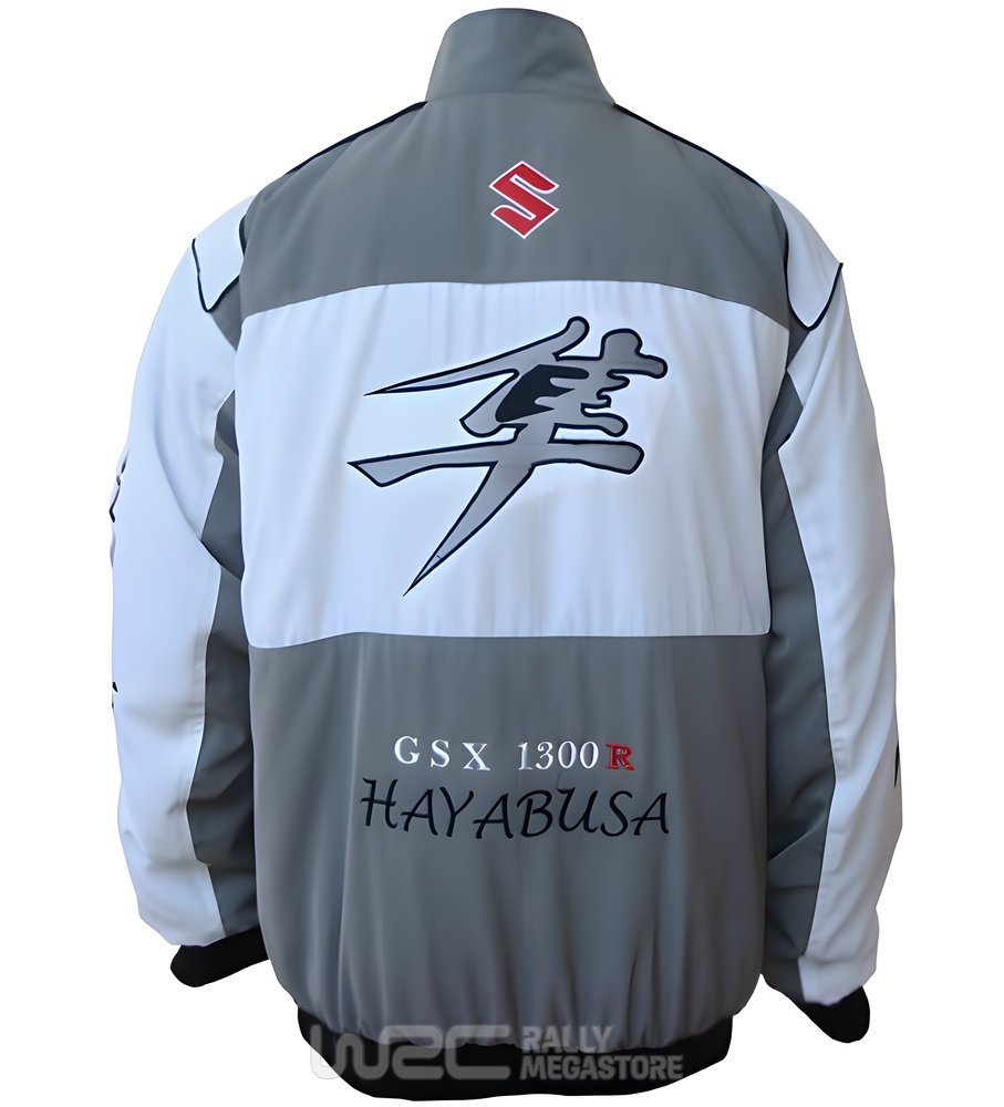 BLOUSON SUZUKI HAYABUSA GRIS ET NOIR | WRC Rally Mega.Store