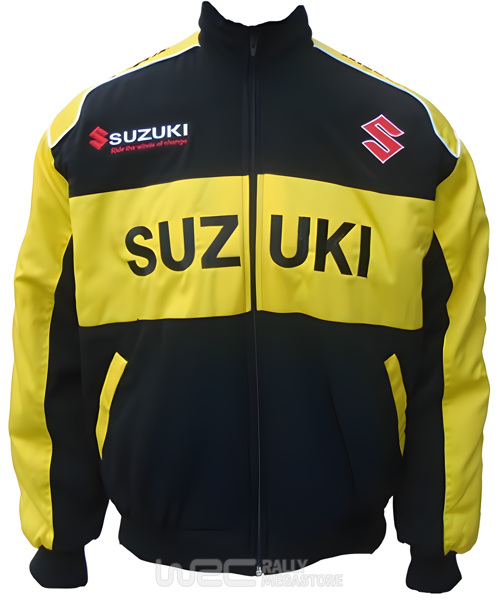 BLOUSON SUZUKI NOIR ET JAUNE | WRC Rally Mega.Store