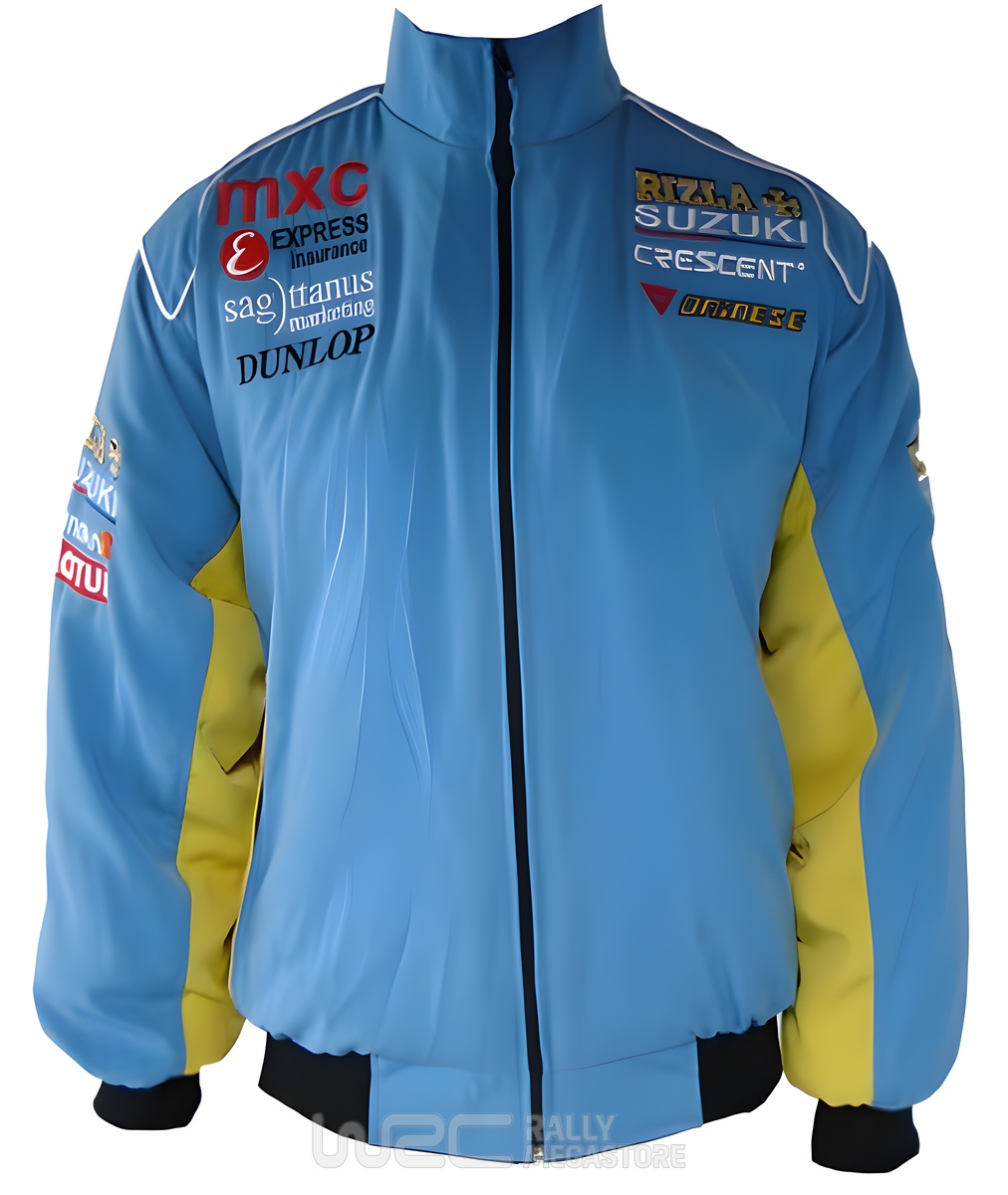 BLOUSON SUZUKI RIZLA BLEU ET JAUNE | WRC Rally Mega.Store