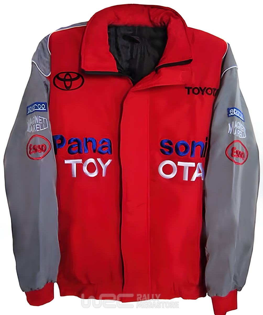 BLOUSON TOYOTA ROUGE ET GRIS | WRC Rally Mega.Store