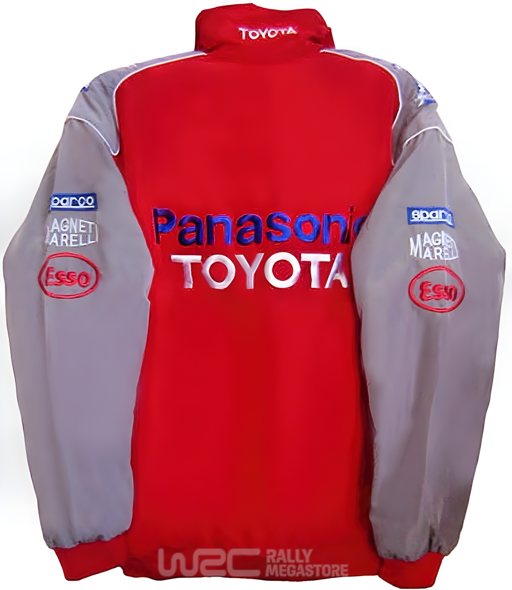 BLOUSON TOYOTA ROUGE ET GRIS | WRC Rally Mega.Store