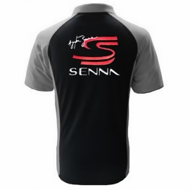 POLO AYRTON SENNA  NOIR ET GRIS