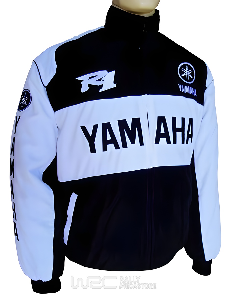 BLOUSON YAMAHA R1 NOIR ET BLANC | WRC Rally Mega.Store