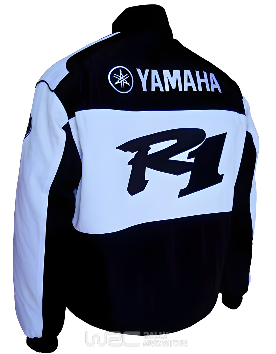 BLOUSON YAMAHA R1 NOIR ET BLANC | WRC Rally Mega.Store
