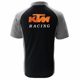 POLO KTM  NOIR ET GRIS