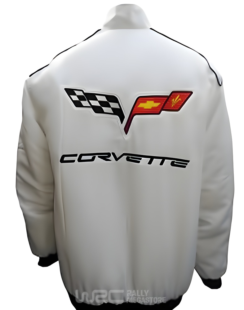 BLOUSON CORVETTE BLANC | WRC Rally Mega.Store