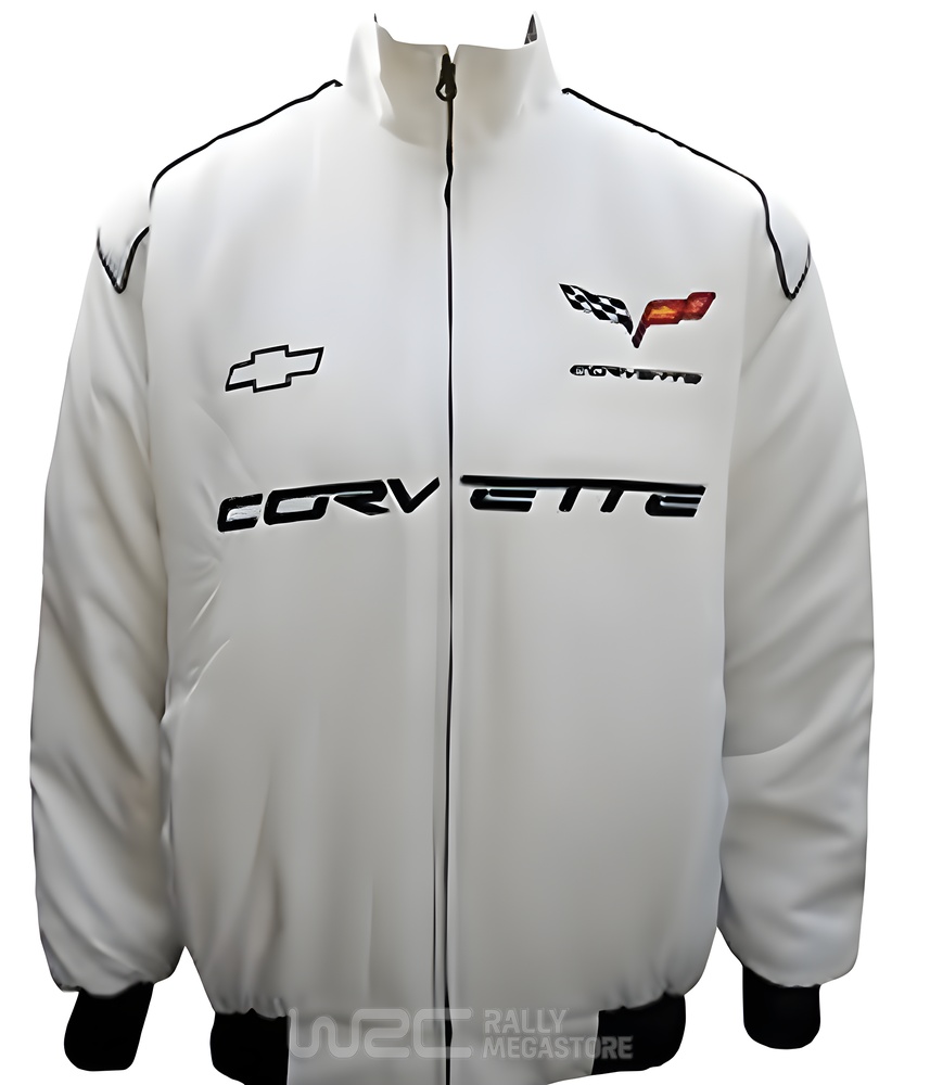 BLOUSON CORVETTE BLANC | WRC Rally Mega.Store