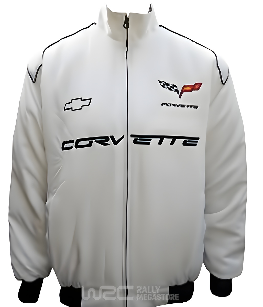 BLOUSON CORVETTE BLANC | WRC Rally Mega.Store