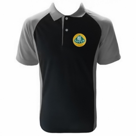 POLO LOTUS ELISE SHIRT  NOIR ET GRIS