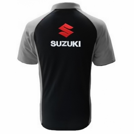 POLO SUZUKI  NOIR ET GRIS