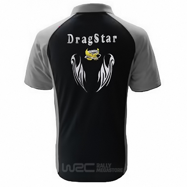 Polo YAMAHA DRAGSTAR NOIR/GRIS Collection YAMAHA