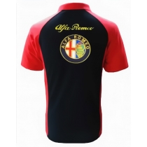 POLO ALFA ROMEO NOIR ET ROUGE