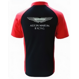 POLO ASTON MARTIN NOIR ET ROUGE