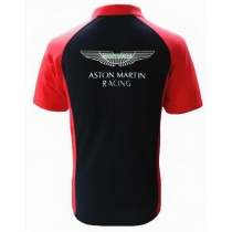 POLO ASTON-MARTIN NOIR ET ROUGE