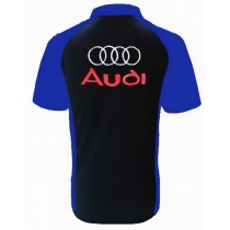 POLO AUDI NOIR ET BLEU