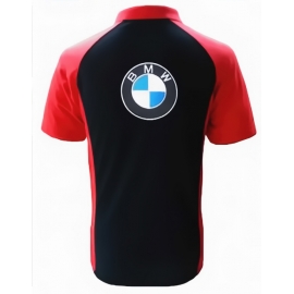 POLO BMW NOIR ET ROUGE