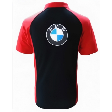 POLO BMW NOIR ET ROUGE