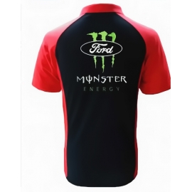 POLO FORD MONSTER RACING NOIR ET ROUGE