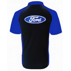 POLO FORD NOIR ET BLEU