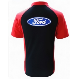 POLO FORD NOIR ET ROUGE