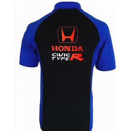 POLO HONDA CIVIC TYPE R NOIR ET BLEU