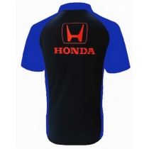 POLO HONDA NOIR ET BLEU