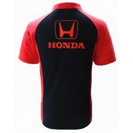 POLO HONDA NOIR ET ROUGE