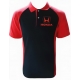 POLO HONDA NOIR ET ROUGE