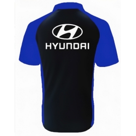 POLO HYUNDAI NOIR ET BLEU