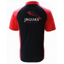 POLO JAGUAR NOIR ET ROUGE