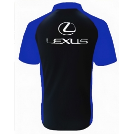 POLO LEXUS NOIR ET BLEU