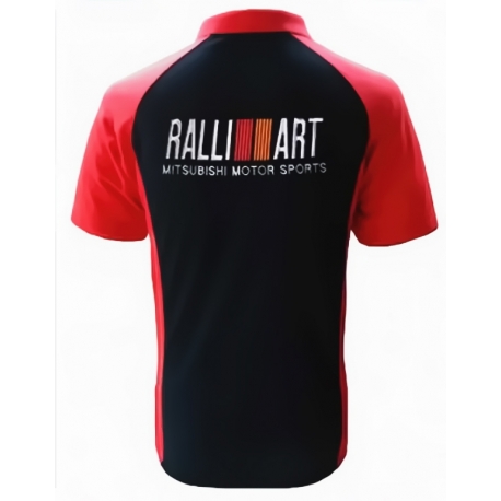 POLO MITSUBISHI RALLIART NOIR ET ROUGE