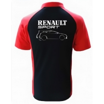 POLO RENAULT SPORT NOIR ET ROUGE