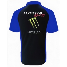 POLO TOYOTA MONSTER NOIR ET BLEU