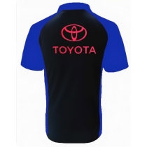 POLO TOYOTA NOIR ET BLEU