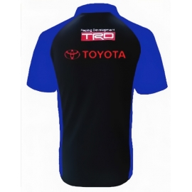 POLO TOYOTA TRD NOIR ET BLEU