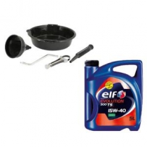 Kit Outillage Vidange ELF 15W40 Essence 5L