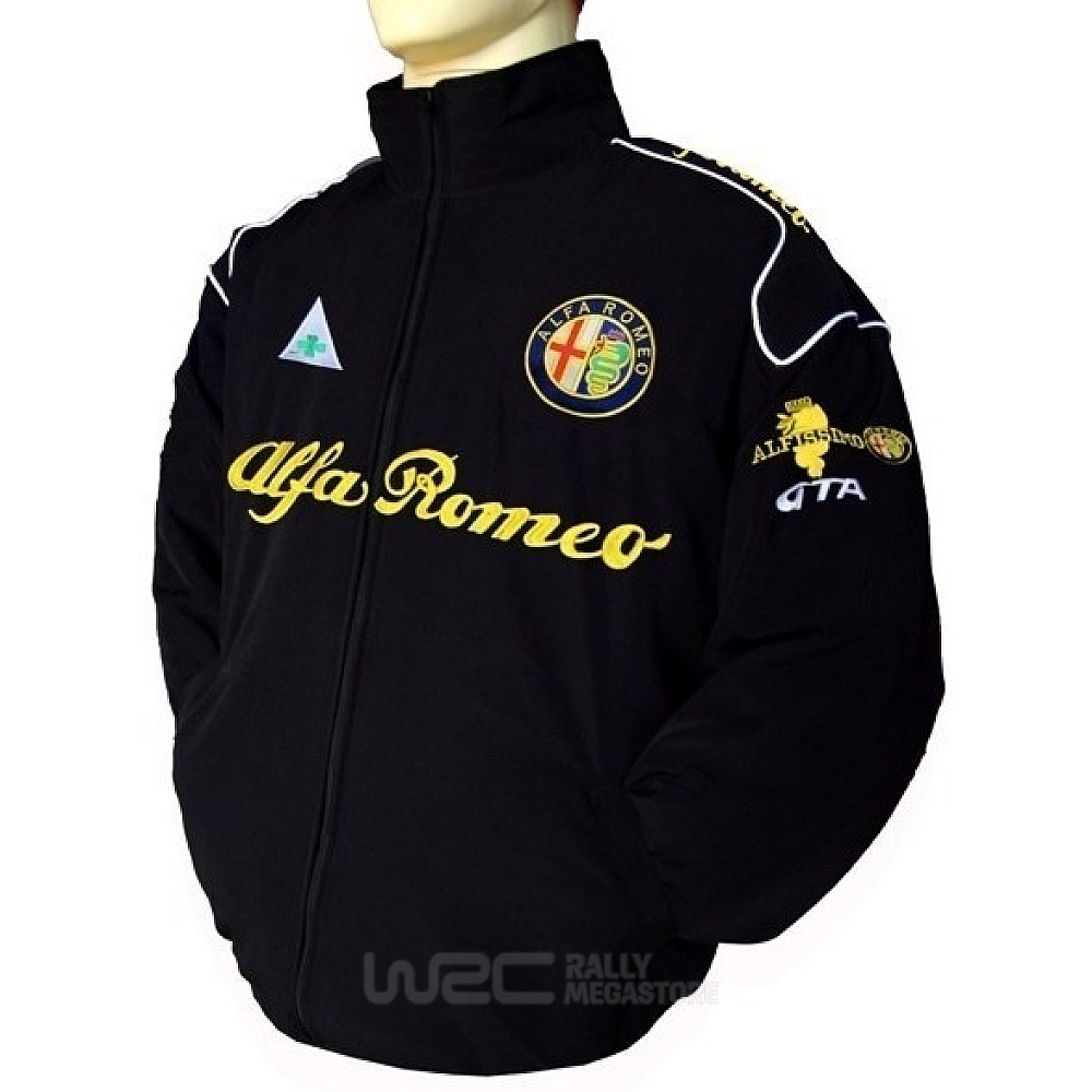 BLOUSON ALFA ROMEO NOIR | WRC Rally Mega.Store