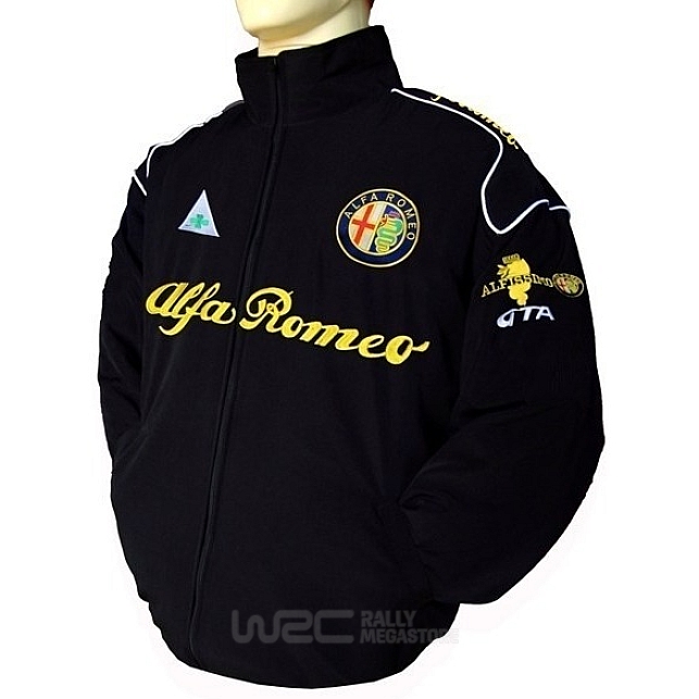 BLOUSON ALFA ROMEO NOIR | WRC Rally Mega.Store