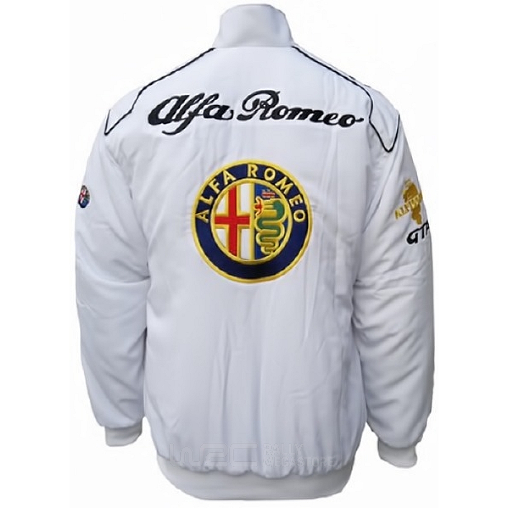 BLOUSON ALFA ROMEO BLANC | WRC Rally Mega.Store