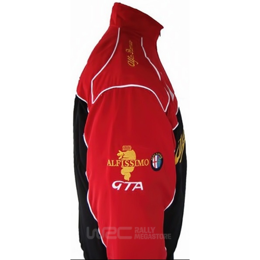 BLOUSON ALFA ROMEO ROUGE ET NOIR | WRC Rally Mega.Store