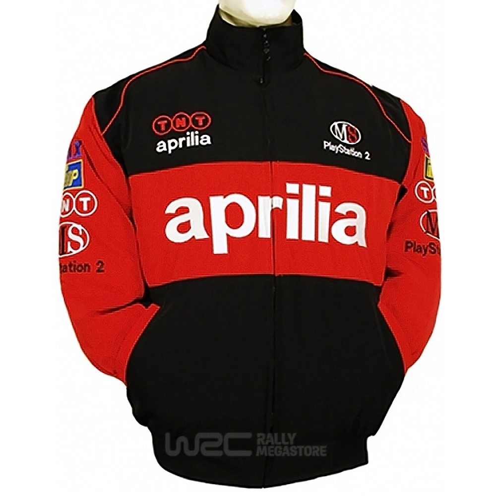 BLOUSON APRILIA NOIR ET ROUGE | WRC Rally Mega.Store