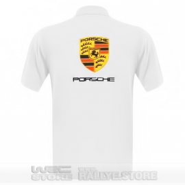 POLO PORSCHE DE COULEUR BLANC