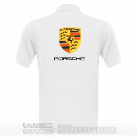 POLO PORSCHE DE COULEUR BLANC