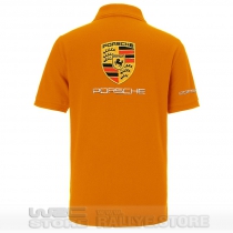 POLO PORSCHE DE COULEUR ORANGE