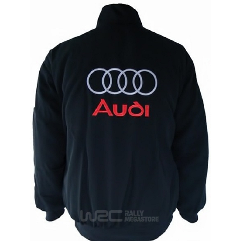 BLOUSON AUDI GRIS ET NOIR | WRC Rally Mega.Store
