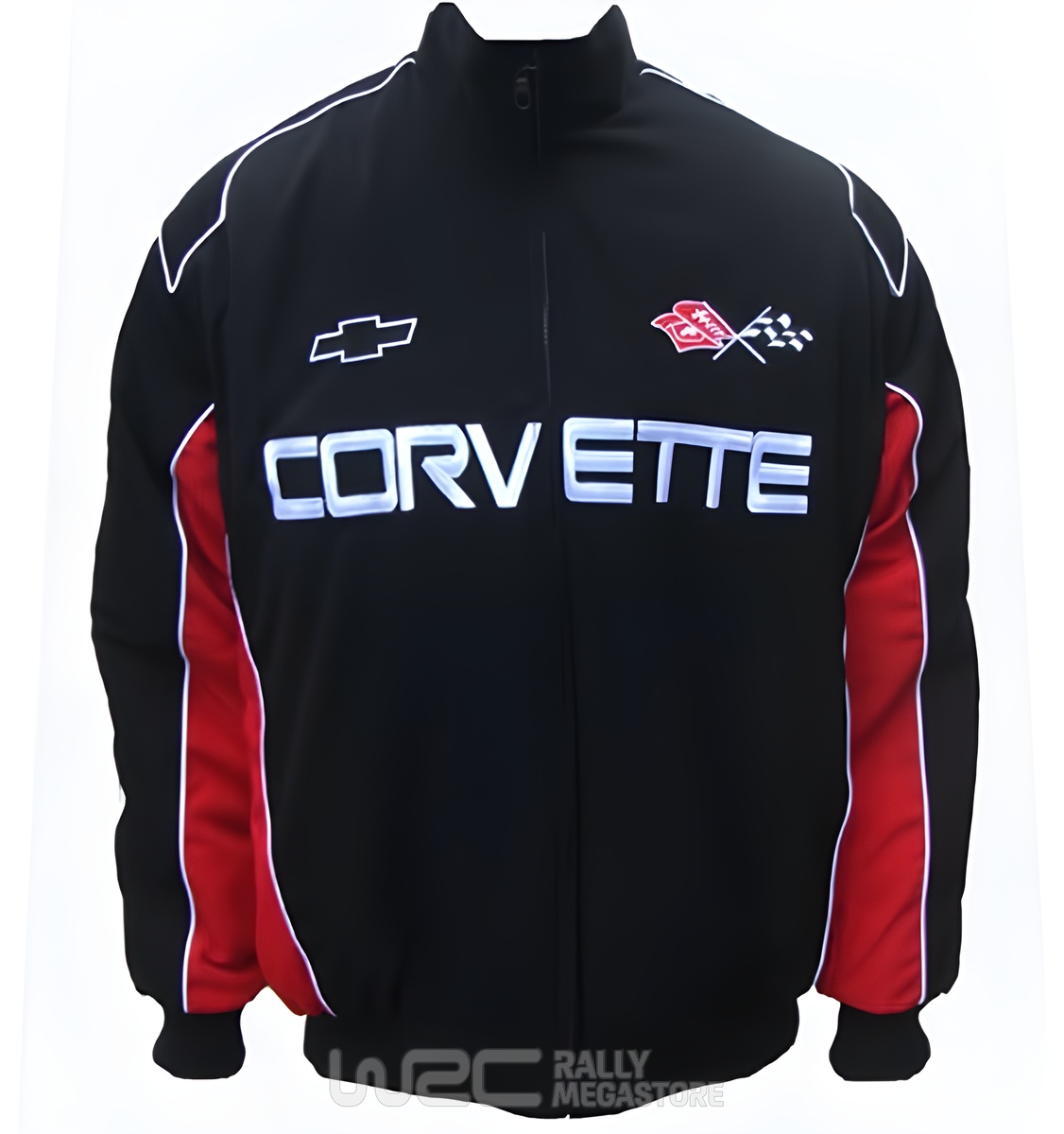 BLOUSON CORVETTE NOIR ET ROUGE | WRC Rally Mega.Store