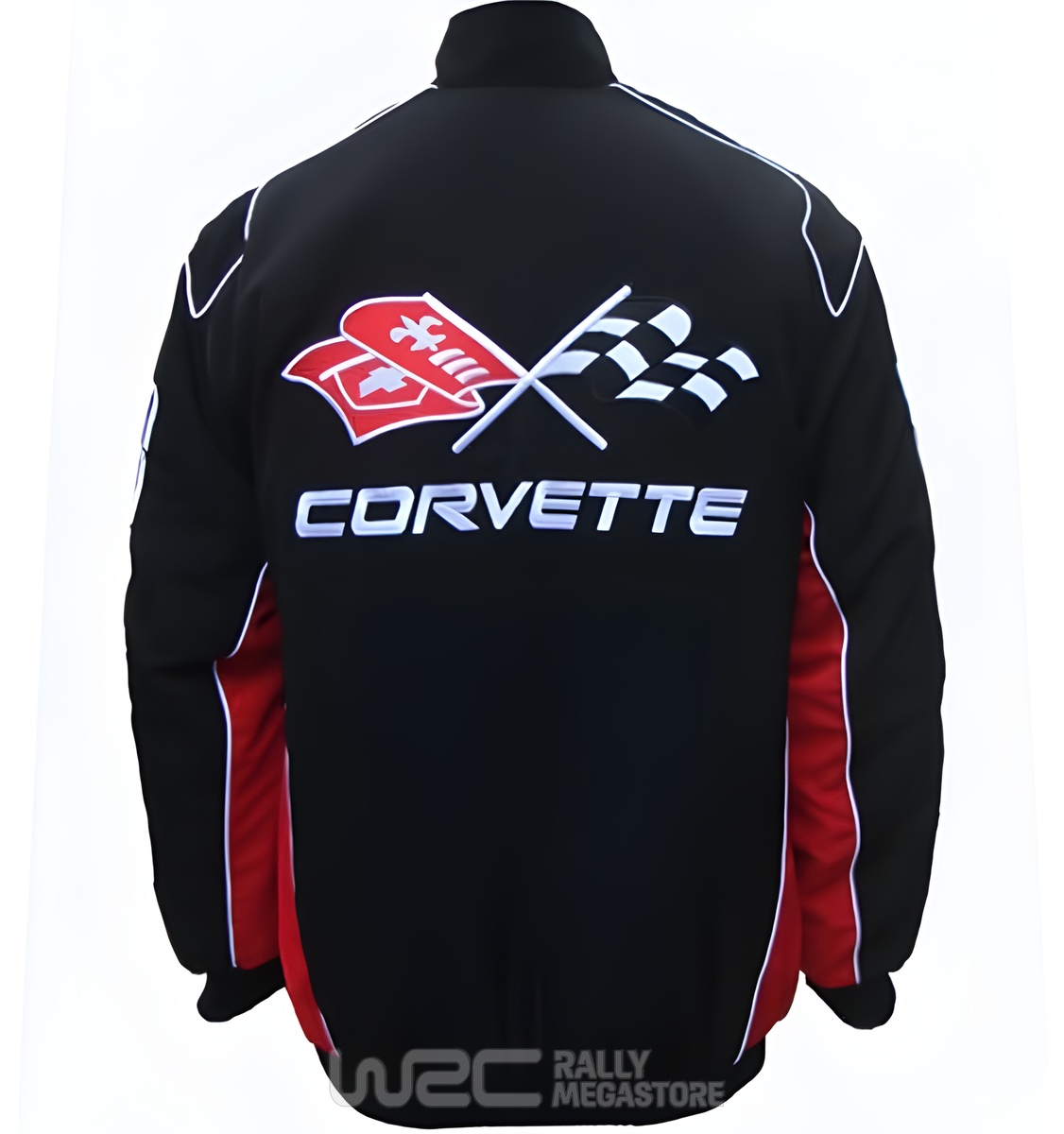 BLOUSON CORVETTE NOIR ET ROUGE | WRC Rally Mega.Store